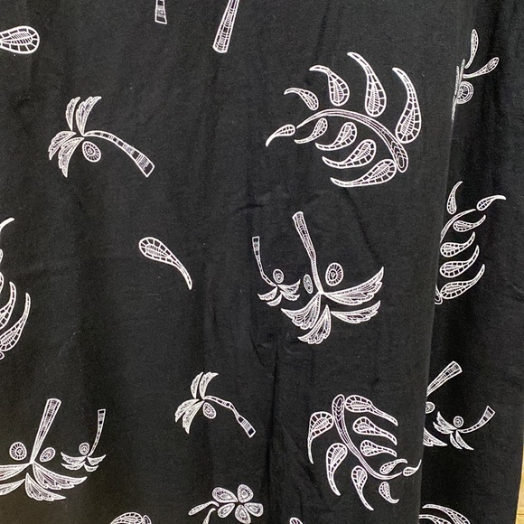 Vintage Jacqueline Studio palm motif shift dress size medium - Picture 4 of 12